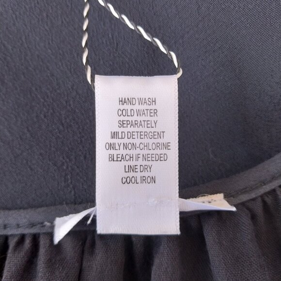 VASNA Cold Shoulder Shift Dress 3/4 Bell Sleeves, Black, Size M - Picture 7 of 9